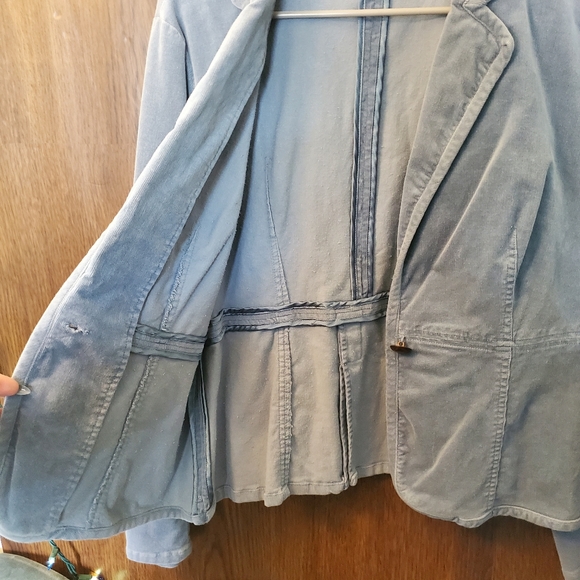 X-Style Corduroy Blazers in Blue and Green - Picture 4 of 14